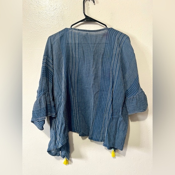 THML Bohemian Tassel Lightweight Kimono Cardigan - Small - Picture 5 of 9
